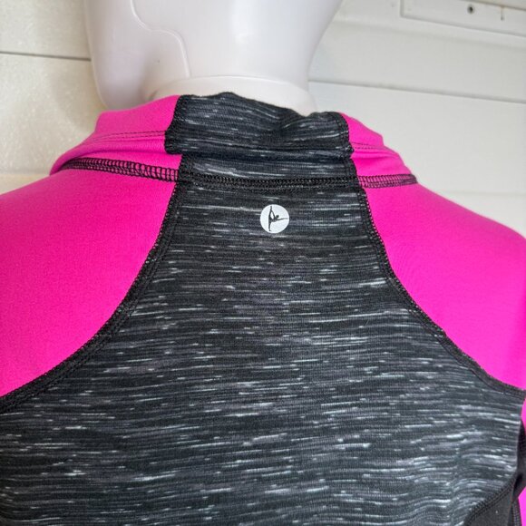 90 Degree by Reflex Pink & Grey Quarter Zip Pullover – Small - Picture 5 of 7